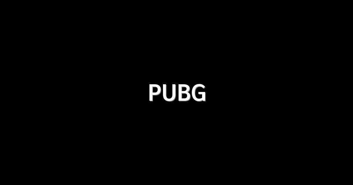 PUBG