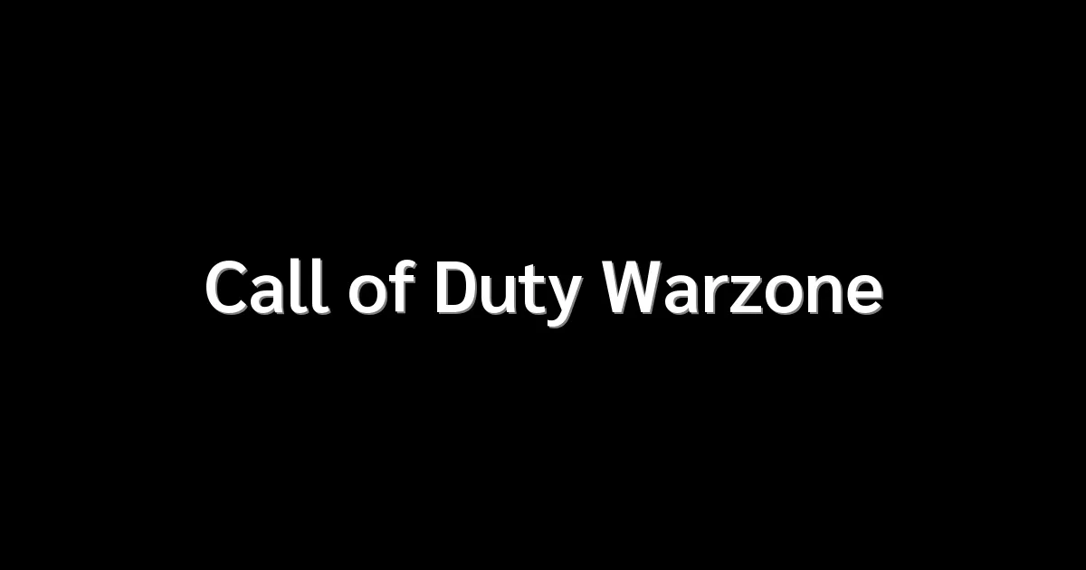 Call of Duty Warzone